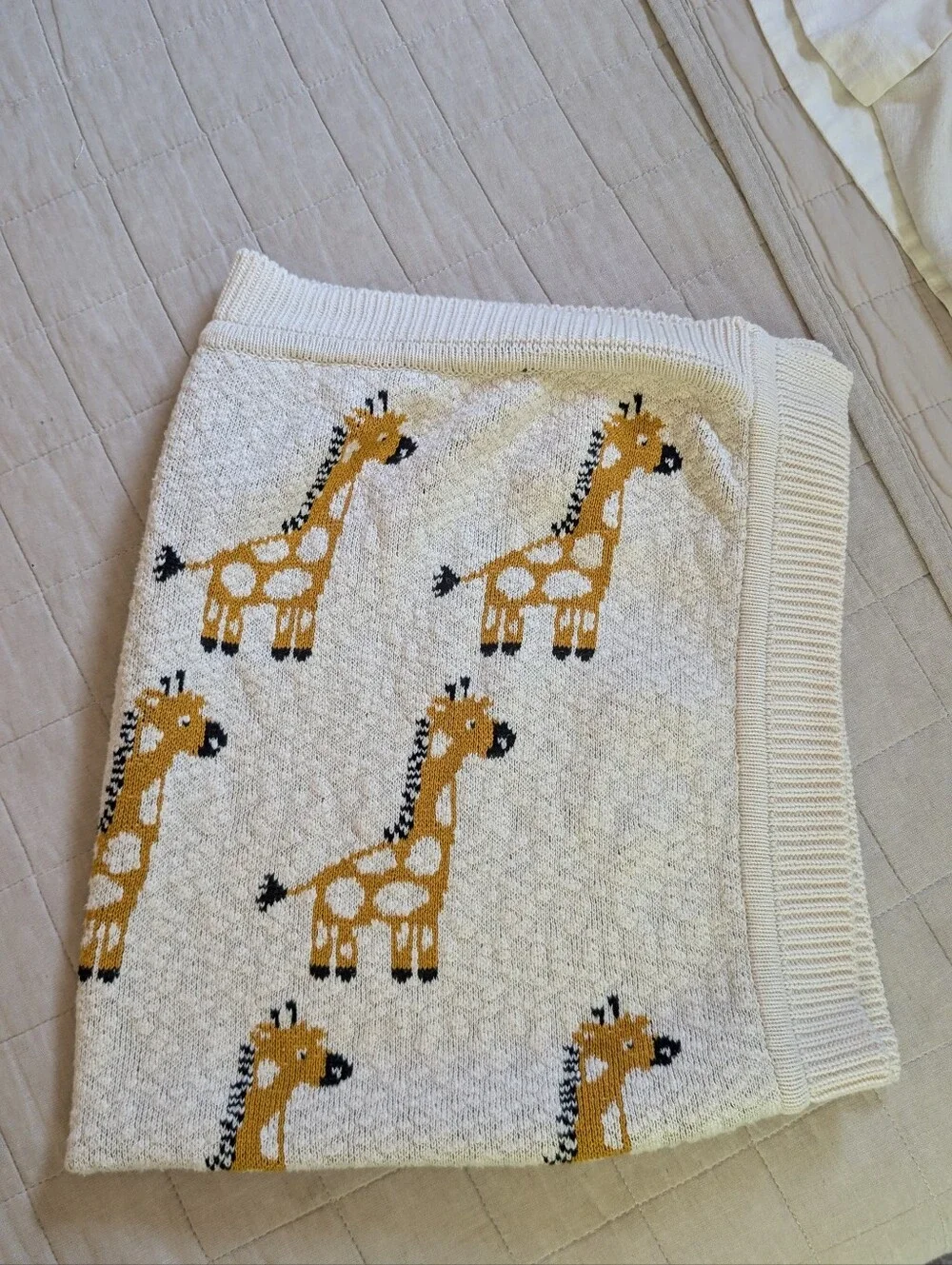 Knit Cotton Baby Blanket